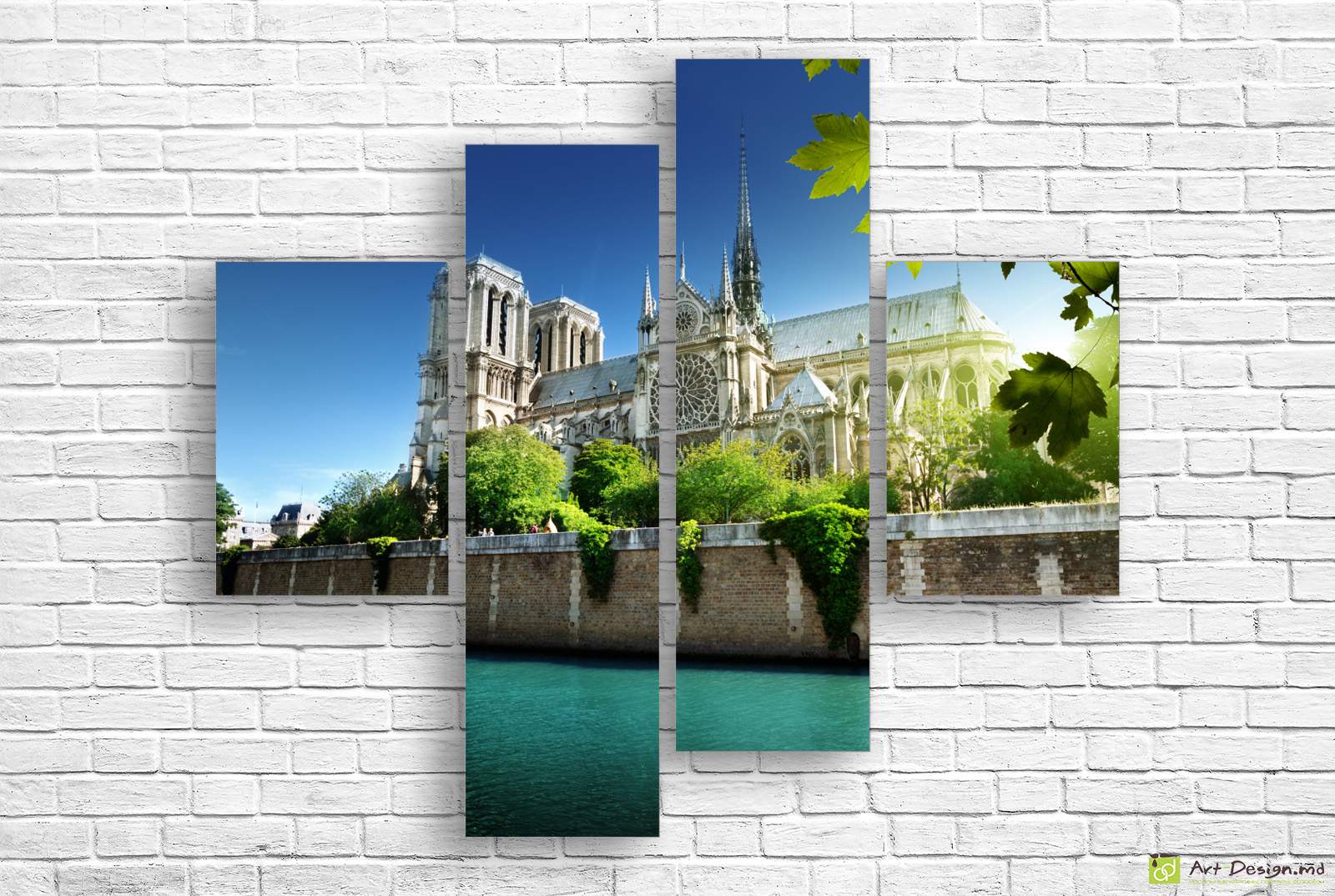 🇫🇷 Tablou modular: Notre-Dame de Paris