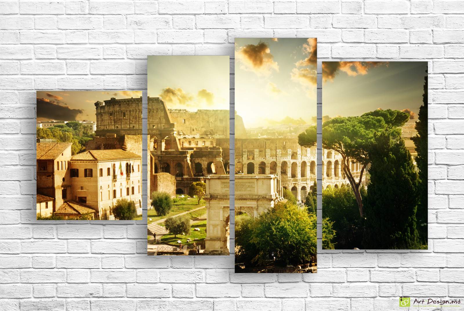 🖼️ Tablou modular Colosseum din Roma — decor pe perete