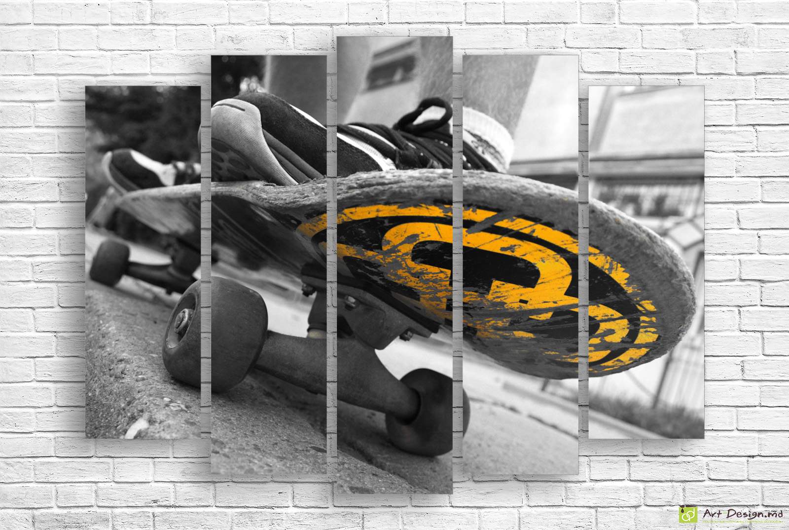 🛹 Tablou modular Skater pe margine