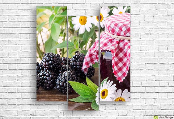 Модульная картина - Винный ассорти