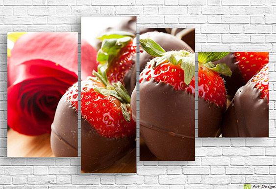 Tablou Multicanvas - Fructe asortate