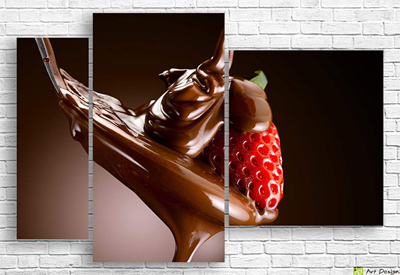 Модульная картина - Фруктовый десерт