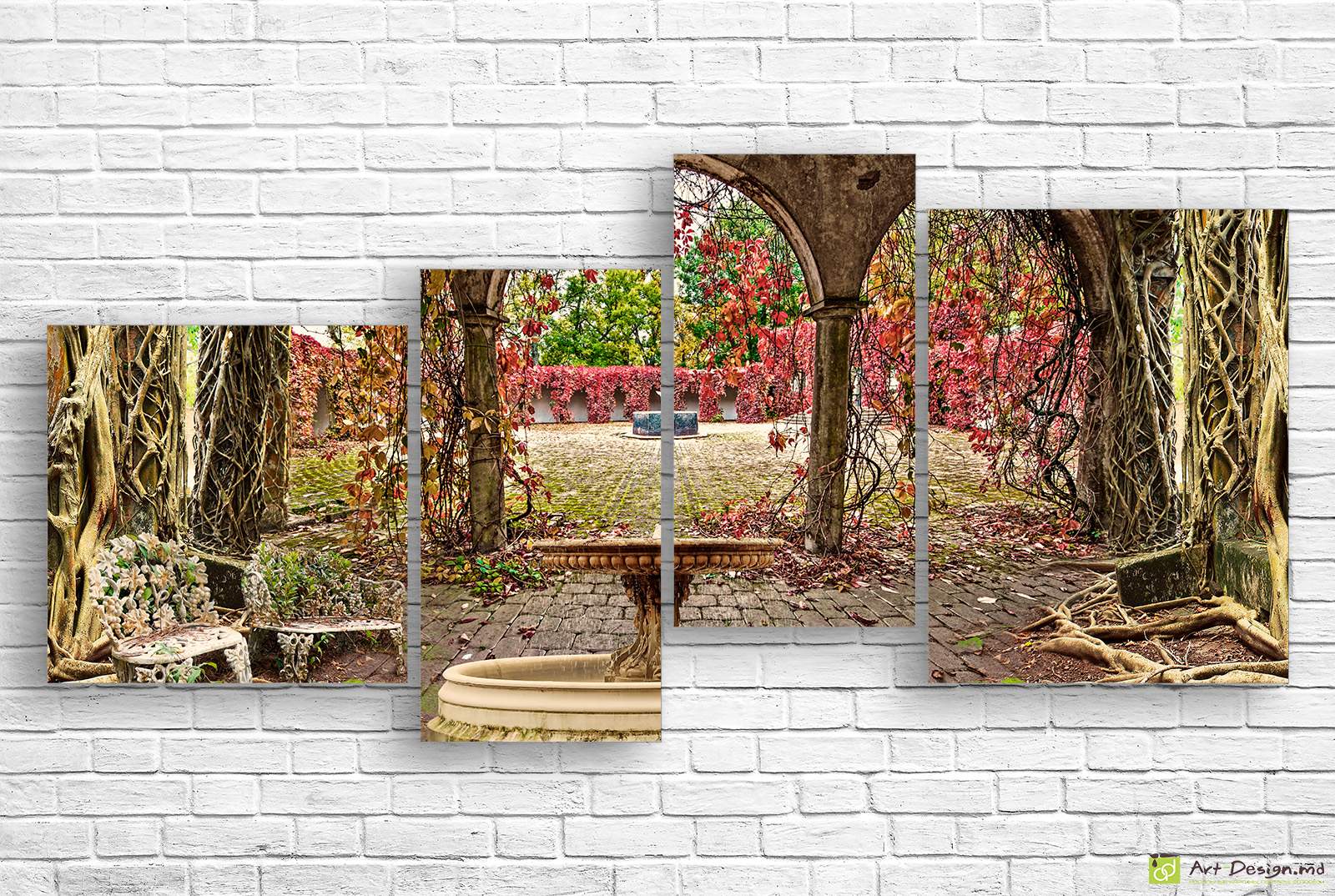 Сад осенних грёз, модульная картина