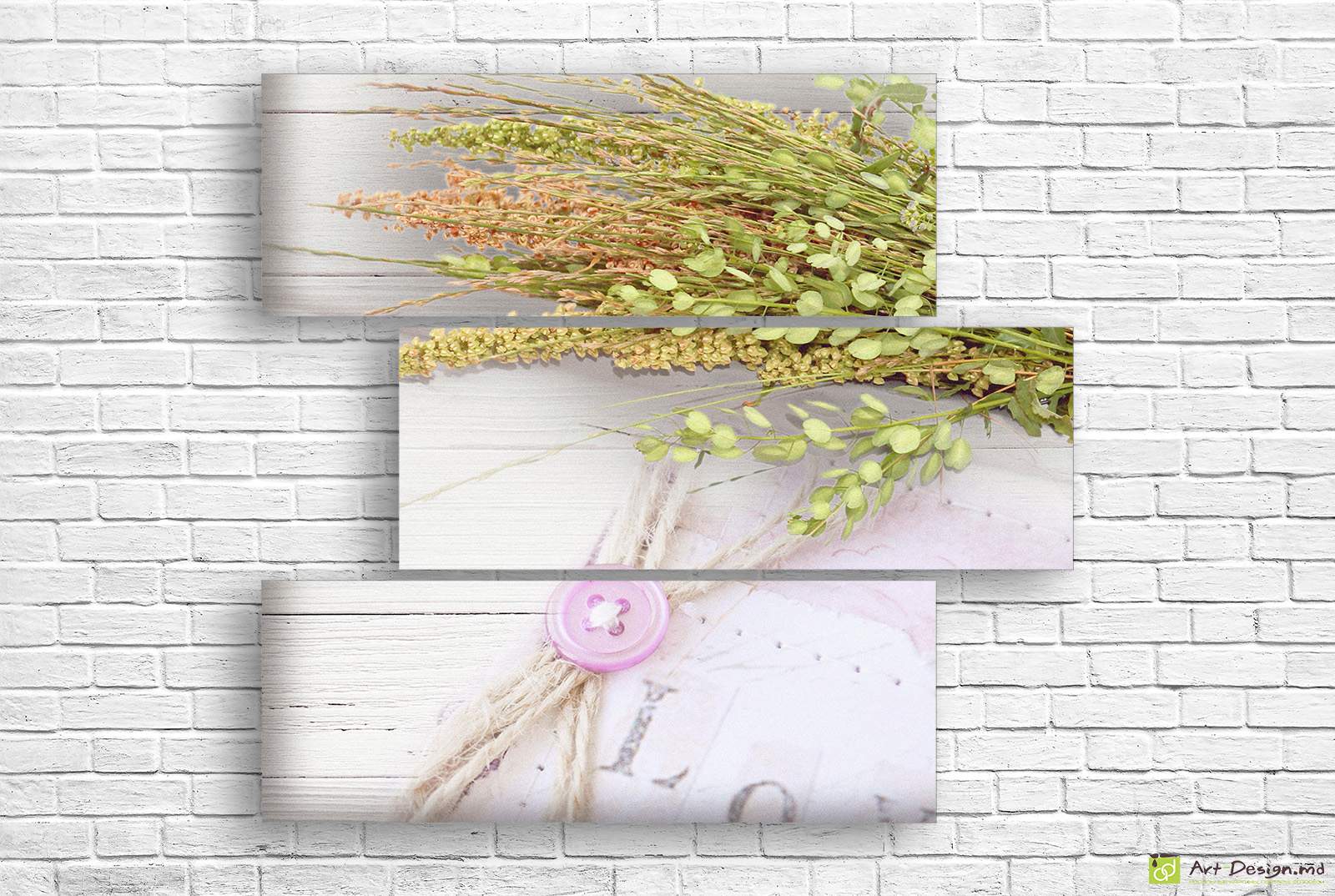 Модульная картина - Полевые цветы