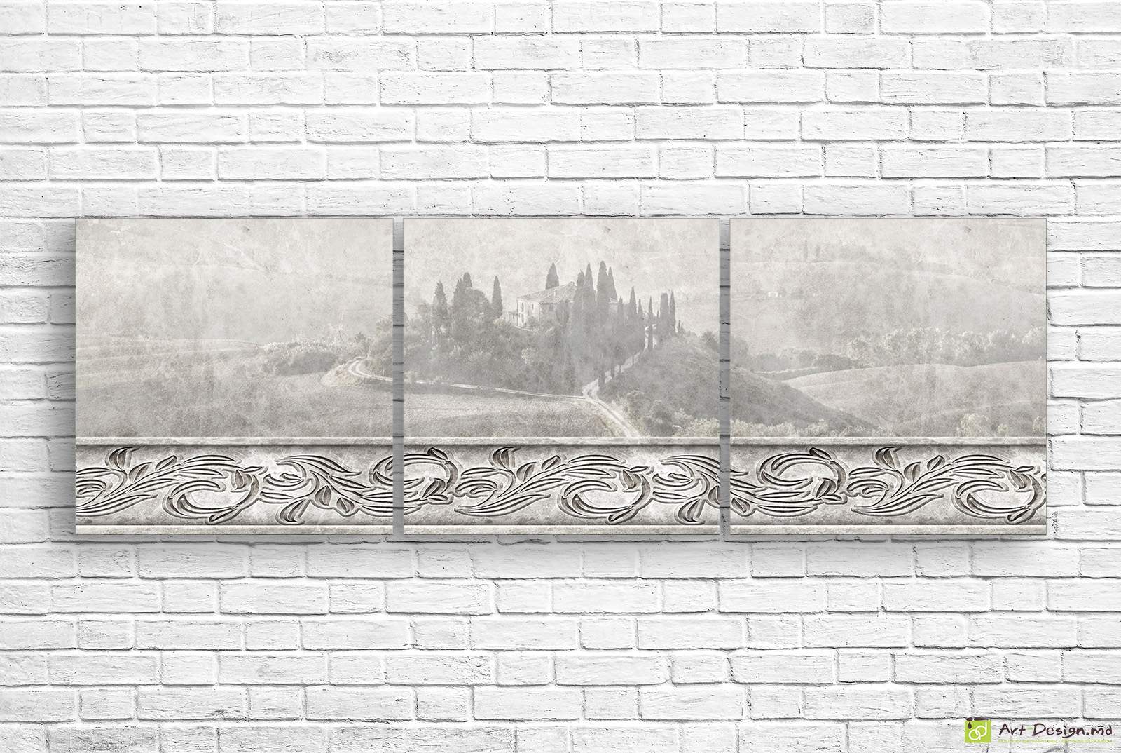 Tablou Multicanvas -Un castel vechi în depărtare