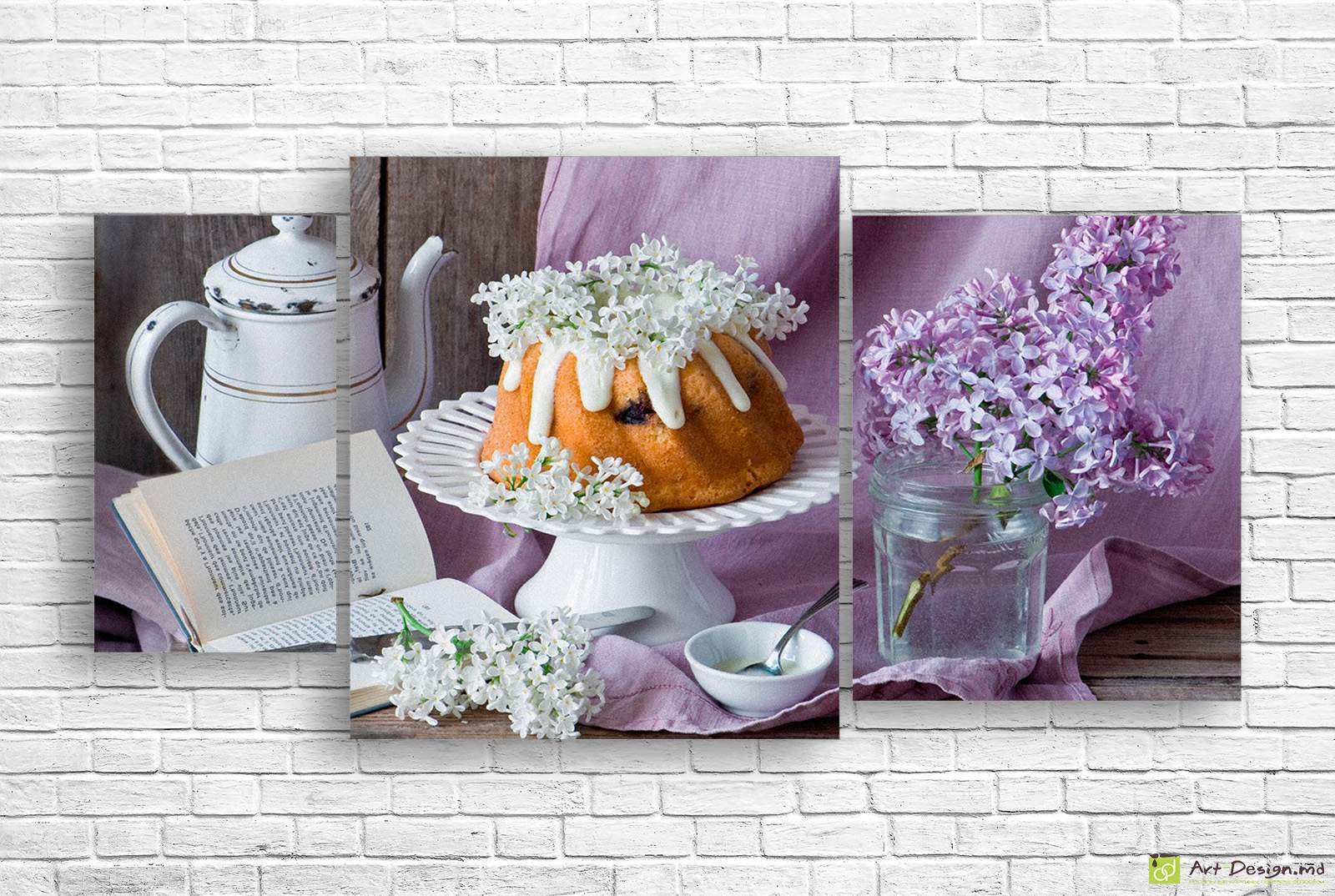 Tablou Multicanvas -O conversație delicioasa