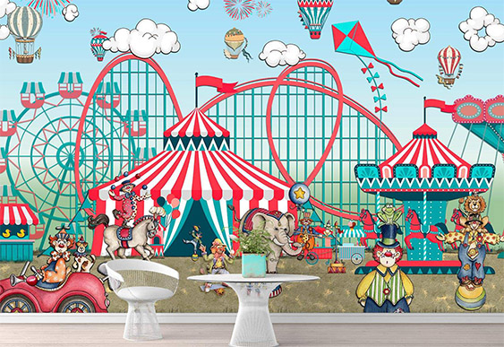 Fototapet la comanda - Performanță de circ