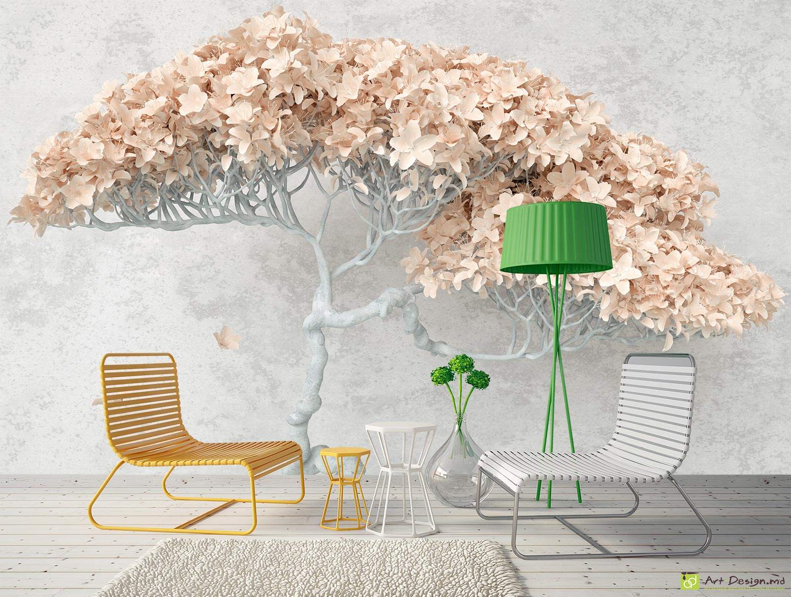 Фотообои на стену - Одинокое дерево