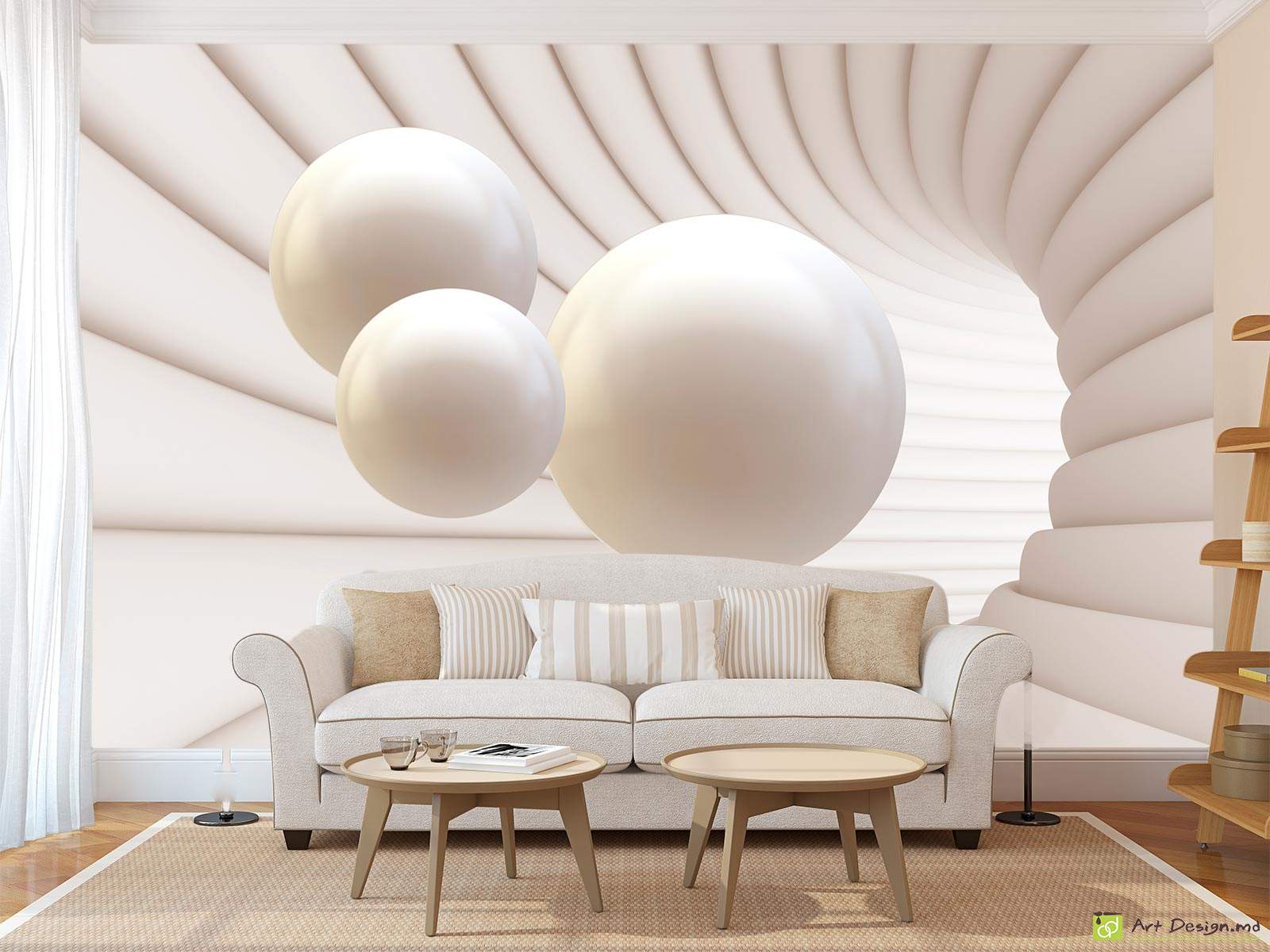 Fototapet la comanda - Bile și tunel