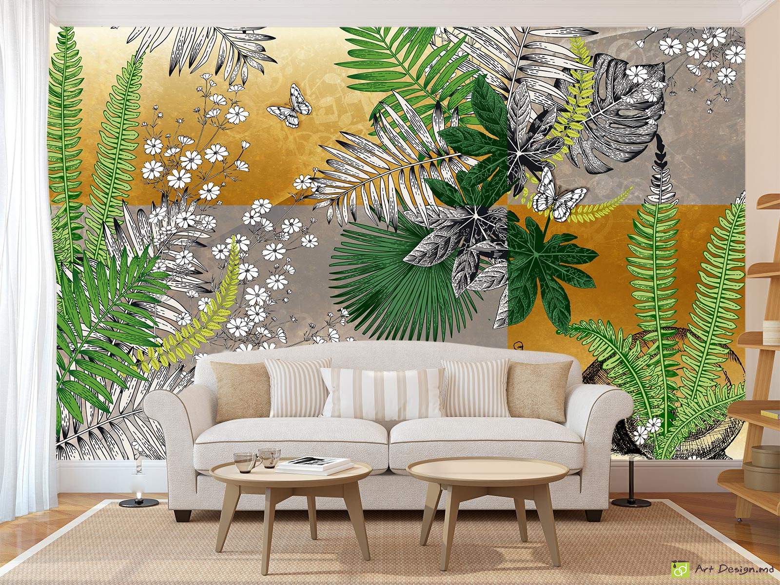 Fototapet la comanda - Frunze tropicale