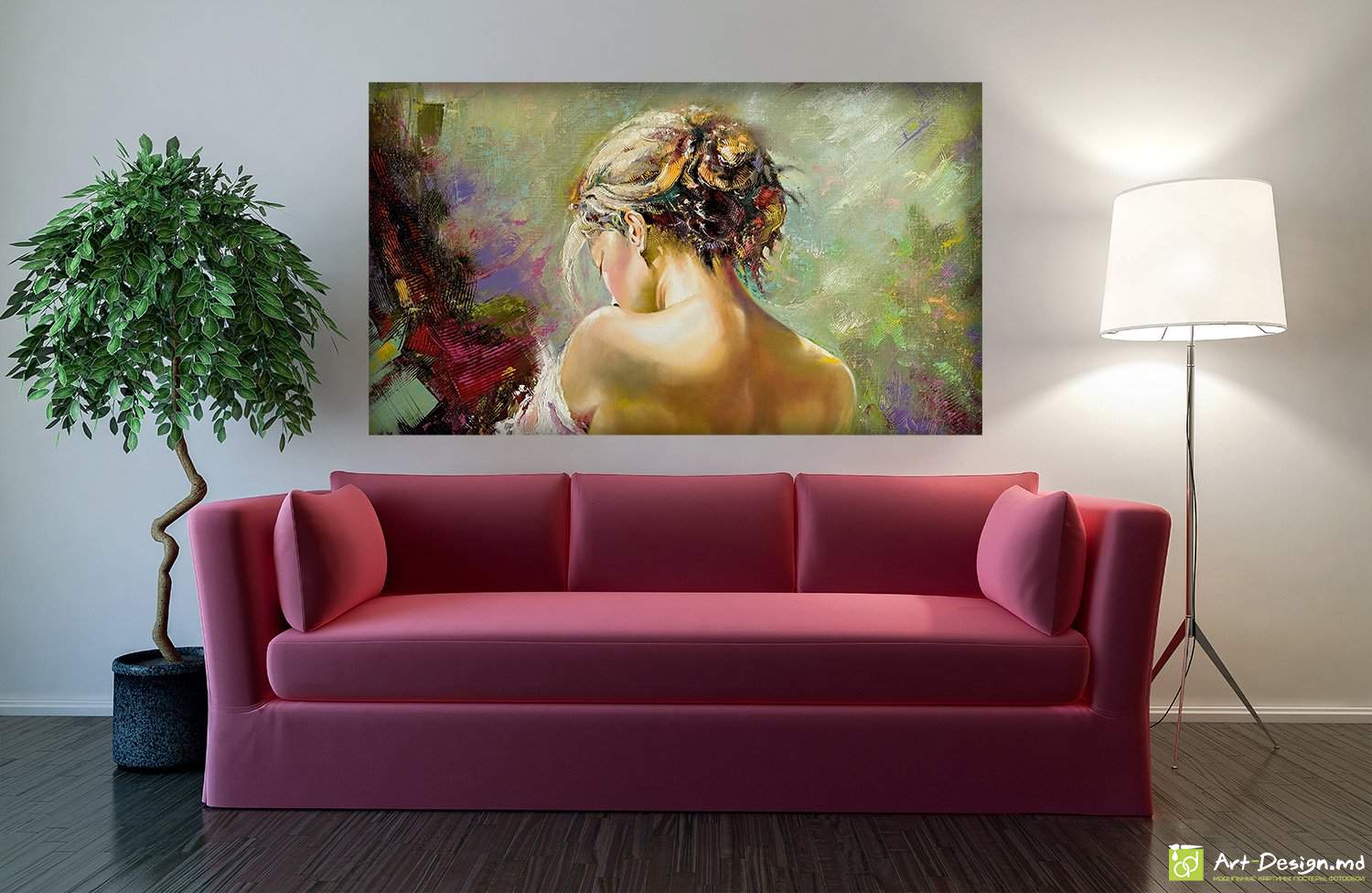 Poster pe Pânză cu Portretul unei Femei