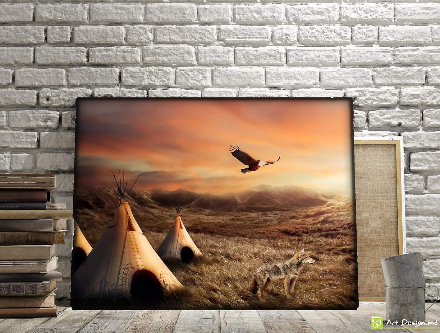 Постеры в Кишиневе, Волк и Орёл