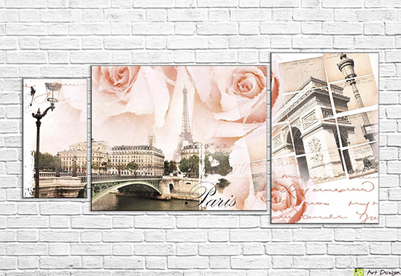 Imagine modulară - Franta desenata și levănțică