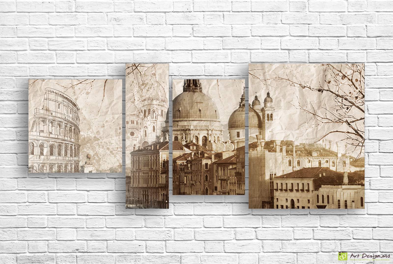 Модульная картина - Исторические города_1