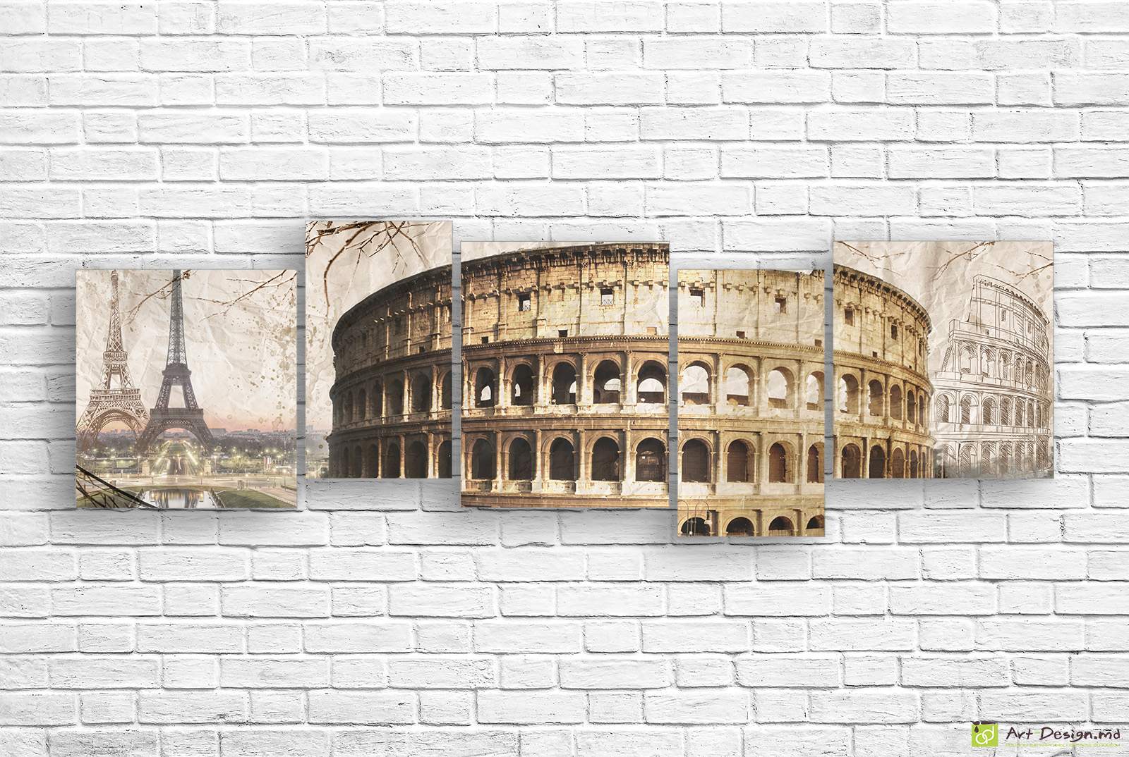 Модульная картина - Исторические города_2