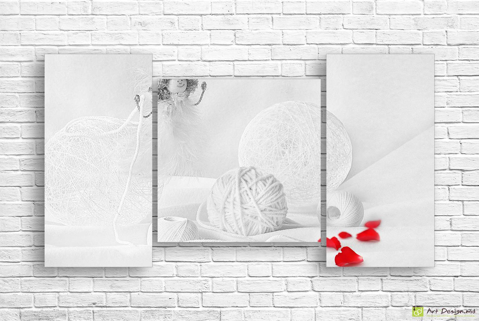 Imagine modulară - Inger și o ghem de fericire