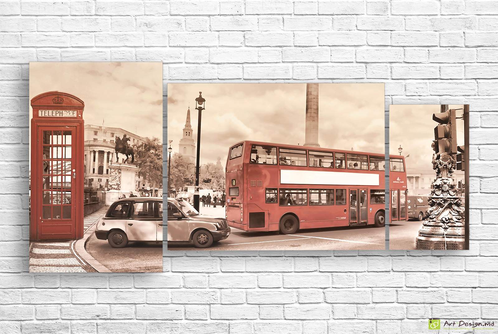 Модульная картина - Старинный Лондон_3