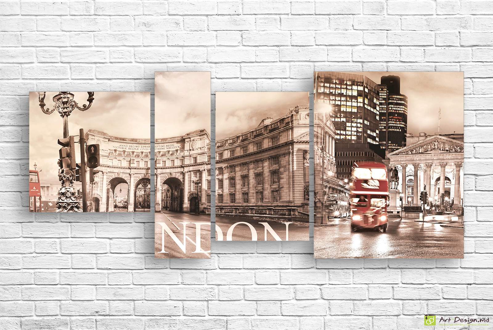 Модульная картина - Старинный, прекрасный Лондон