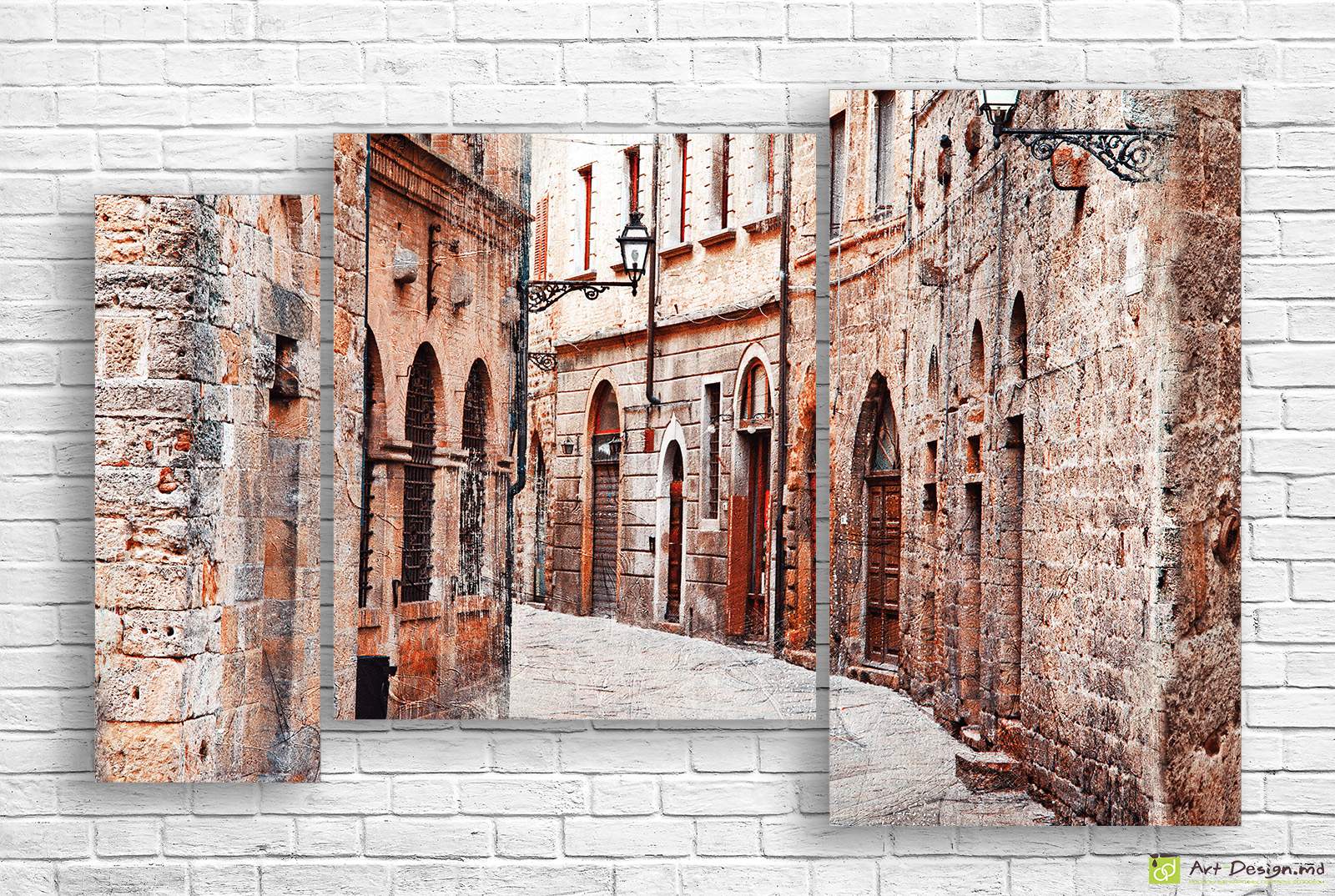 Модульная картина - Старинные здания Италии_2