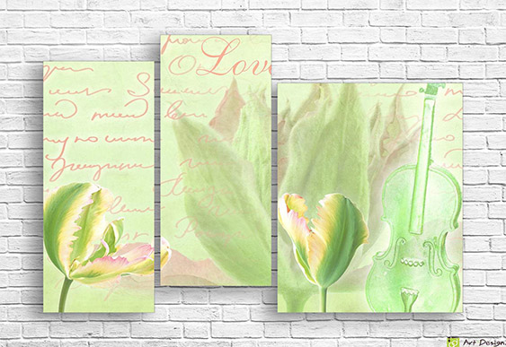 Imagine modulară - Pălăria retro și lavanda