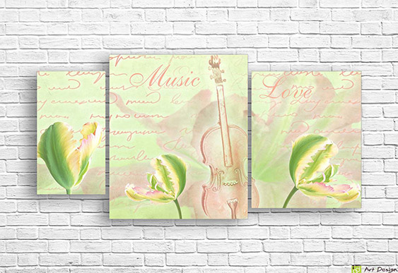 Imagine modulară - Retro Paris și cărți