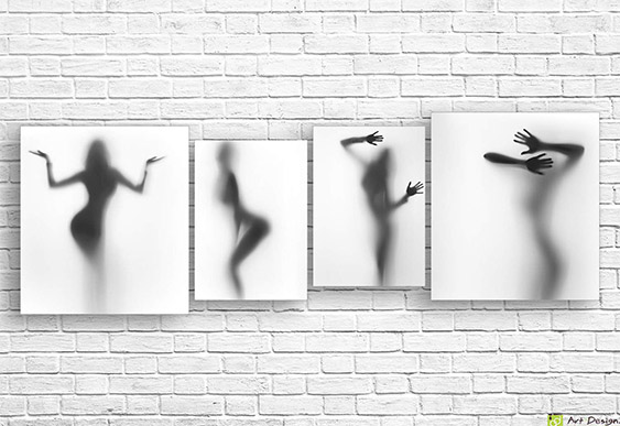 🩰 Tablou modular „Balerine în oraș”