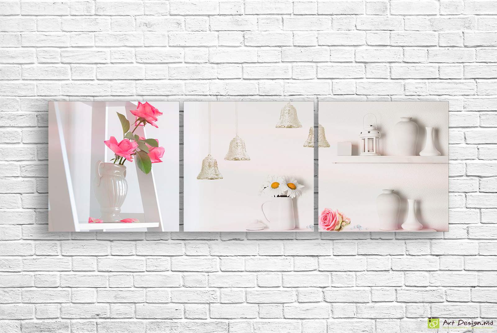 Imagine modulară - Trandafiri și romanite