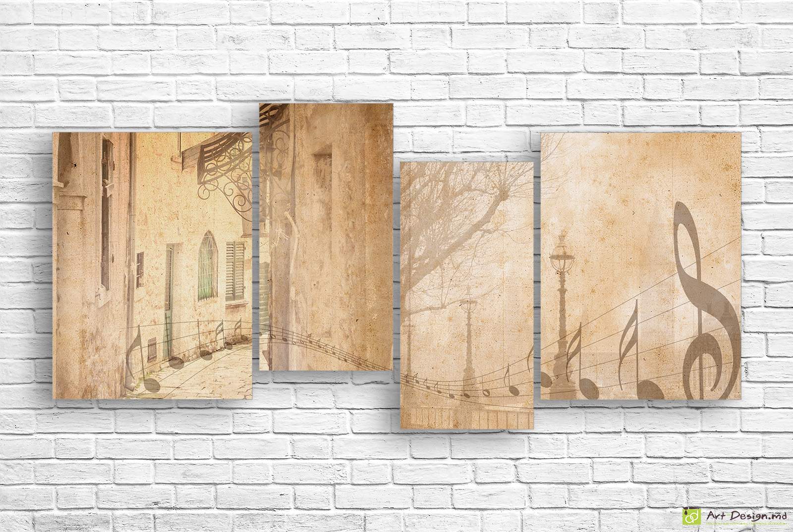 Модульная картина - Музыкальный Винтаж_3