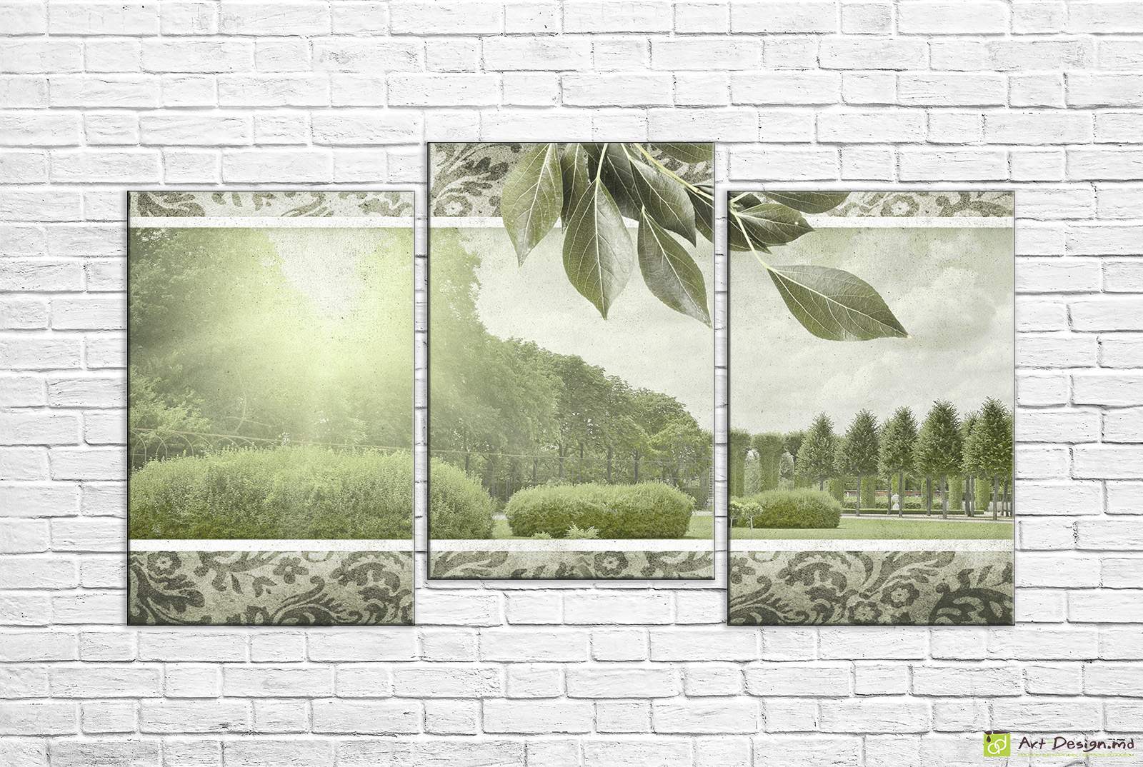 🌿 Tablou modular „Parc verde”