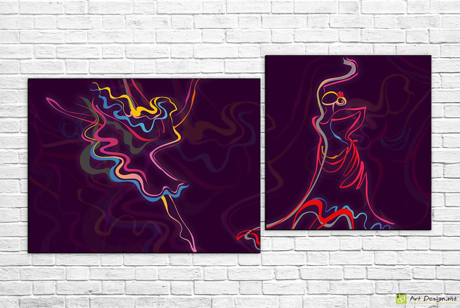 💃 Tablou modular „Dans flamenco”