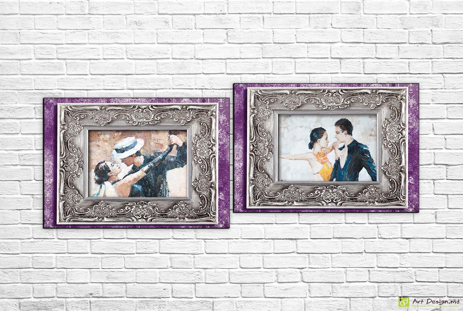 💃 Модульная картина «Танец любви»