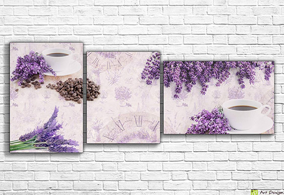 Tablou multicanvas - Mere roșii