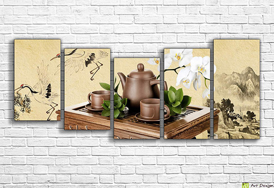 Модульная картина - Натюрморт с фруктами