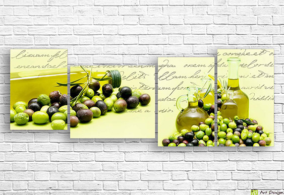 Модульная картина - Натюрморт с фруктами_2