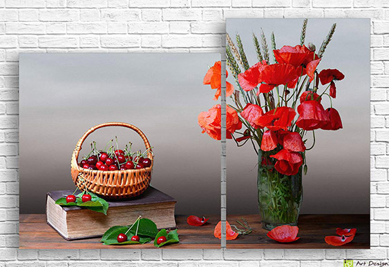 Tablou multicanvas - Două cești de cafea aromată