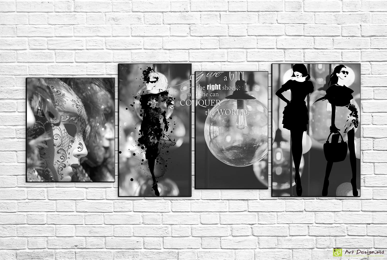 🎭 Модульная картина Магия стиля и маскарада