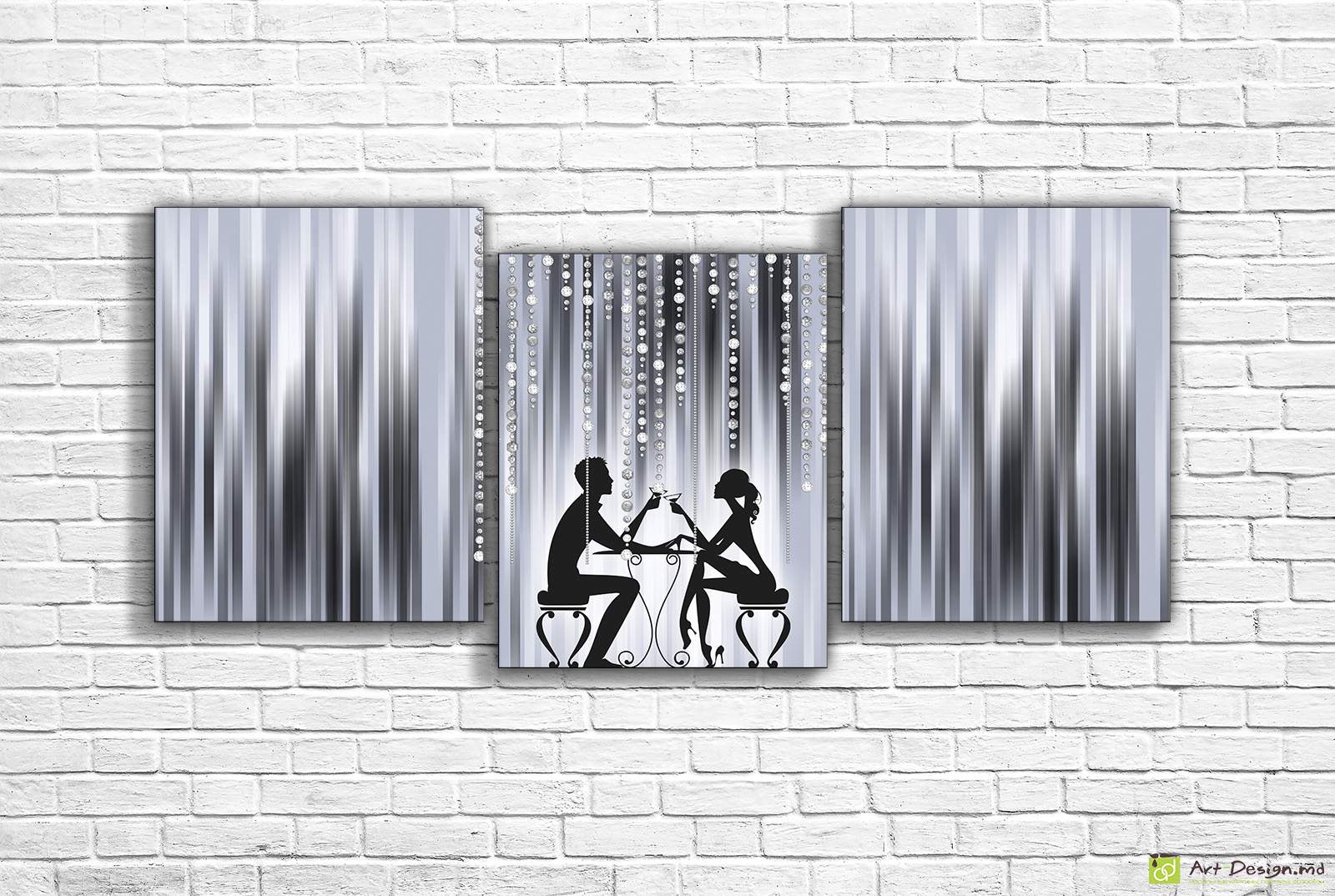 🥂 Модульная картина «Романтический вечер»