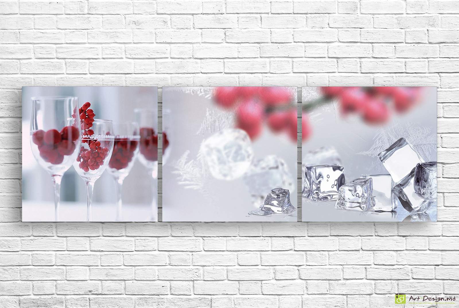 Tablou multicanvas - Rowan și bucățile de gheață