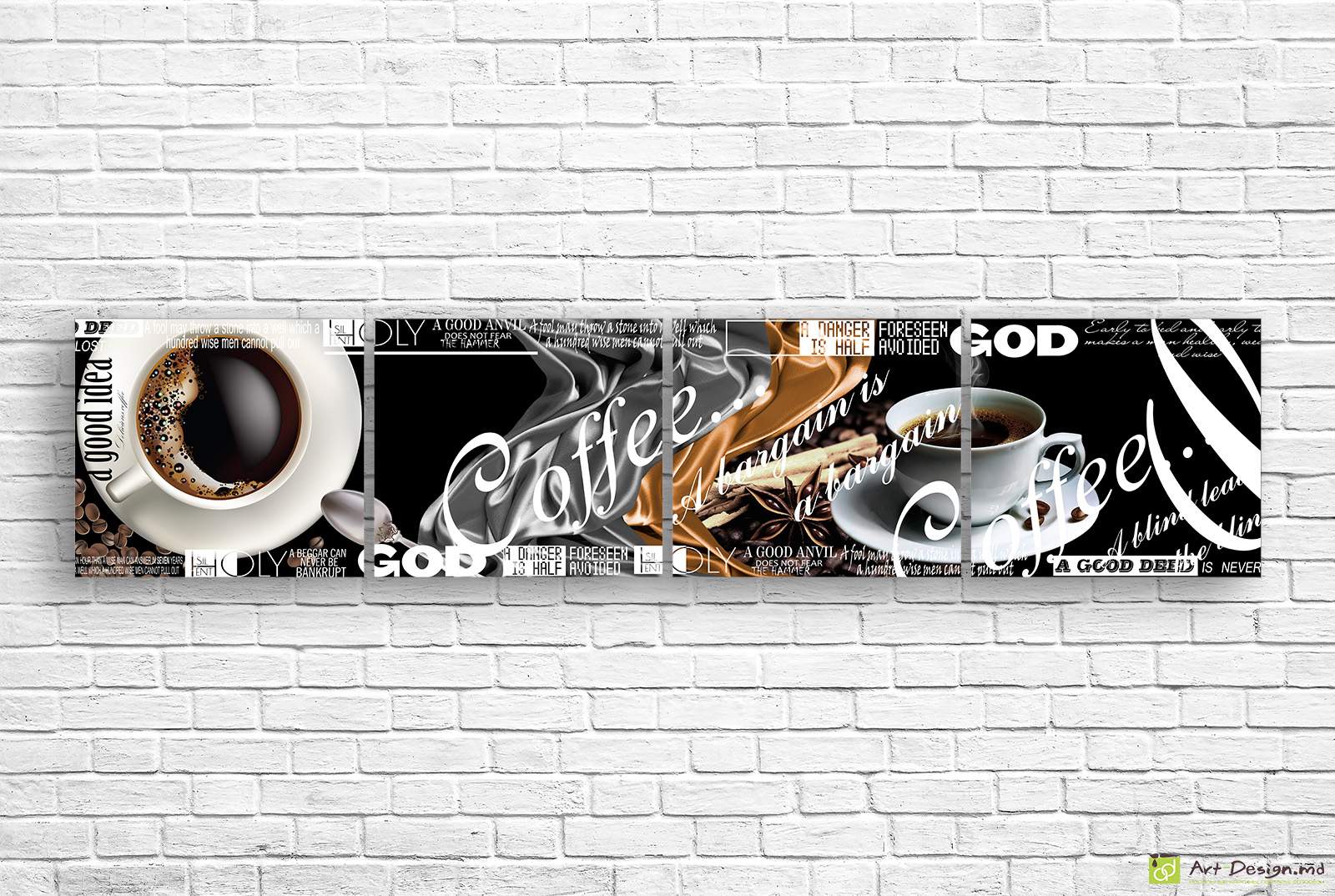 Tablou multicanvas - Cafea