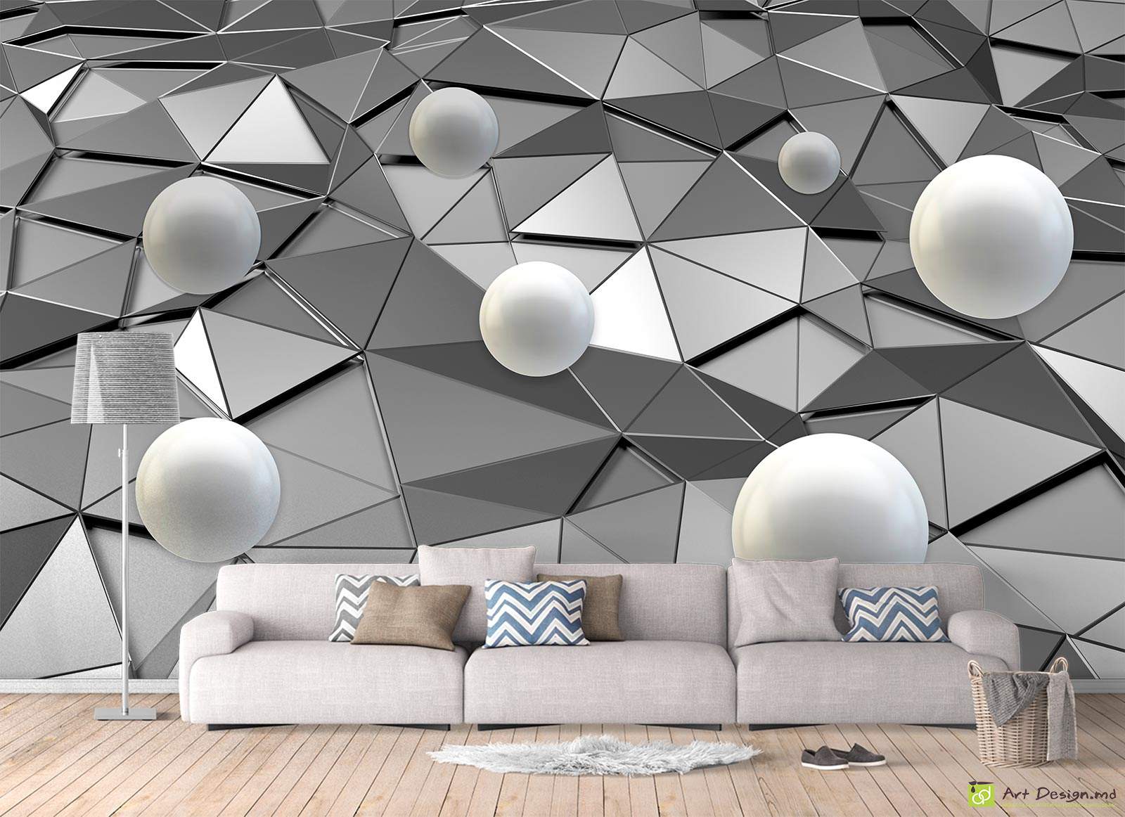 Fototapet la comanda - Bile și romburi