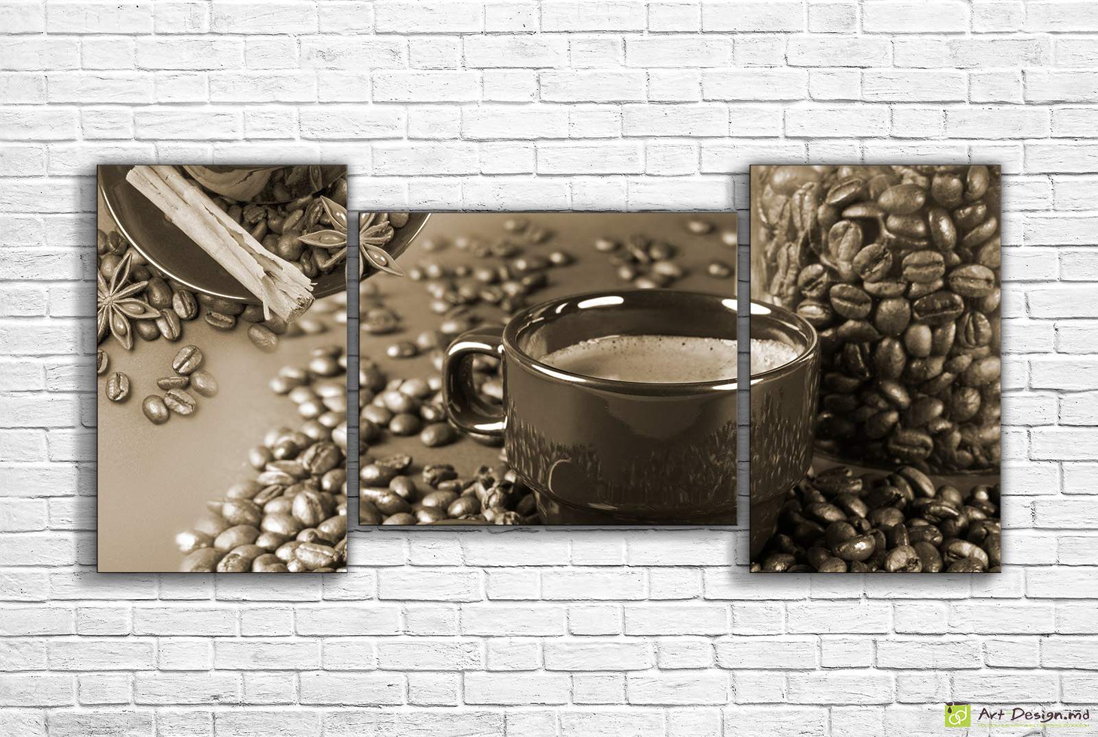 Модульная картина -Корица и кофейные зерна_2