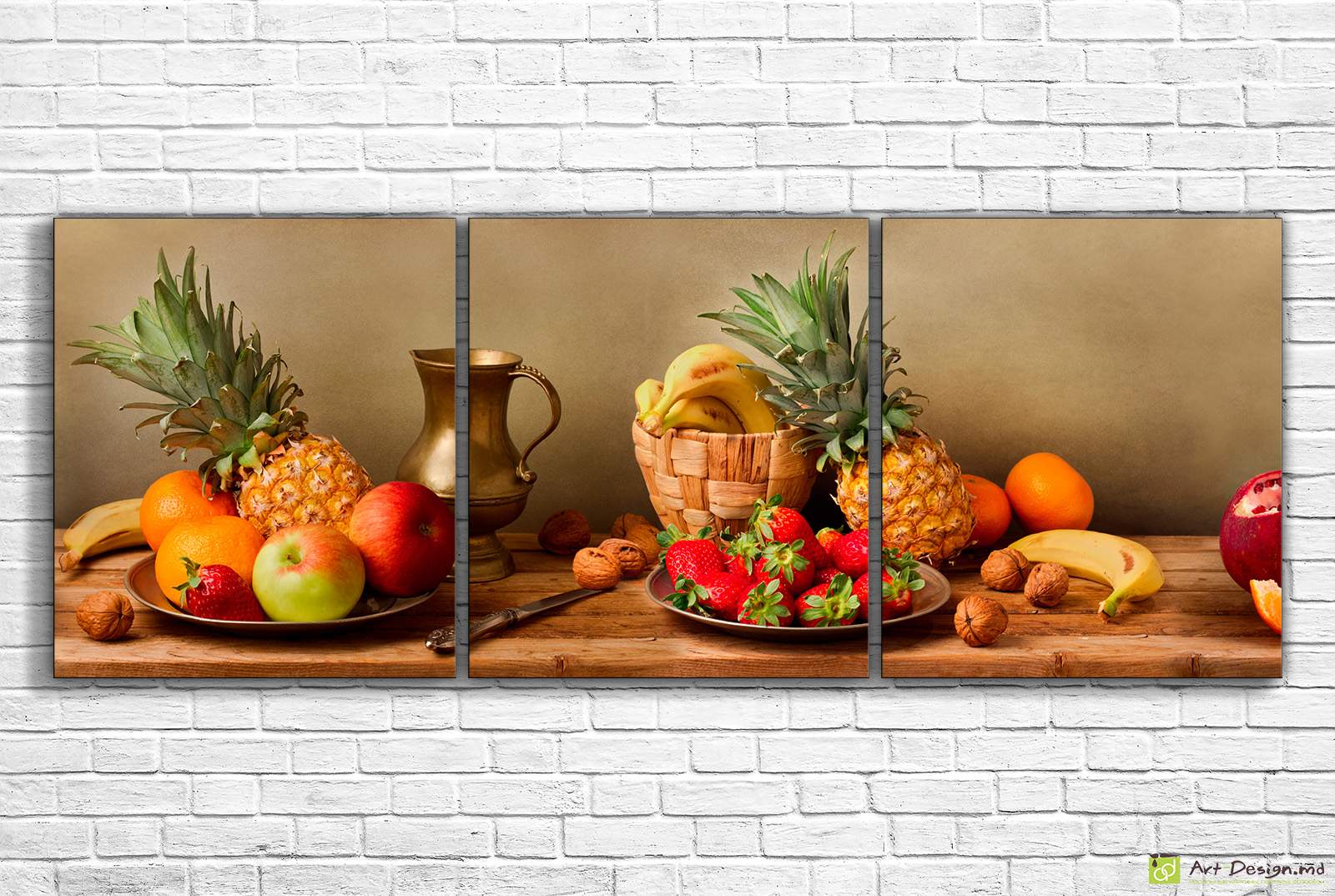 Модульная картина - Натюрморт с фруктами_2