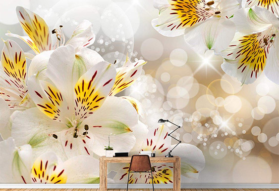 Fototapet la comanda - Trandafiri, flori vintage_2