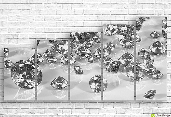 💎 Модульная картина «Алмазная роскошь»