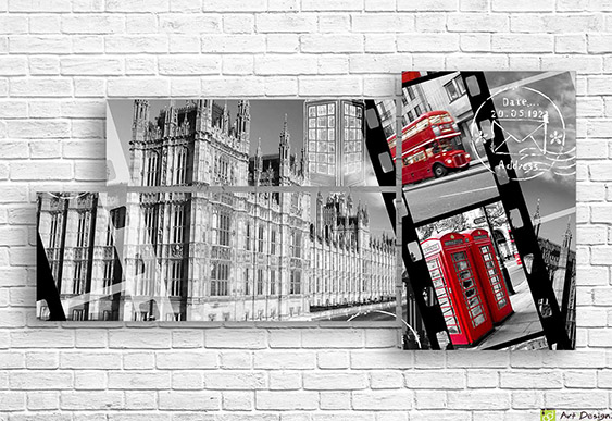 🇬🇧 Модульная картина «Лондонская классика»