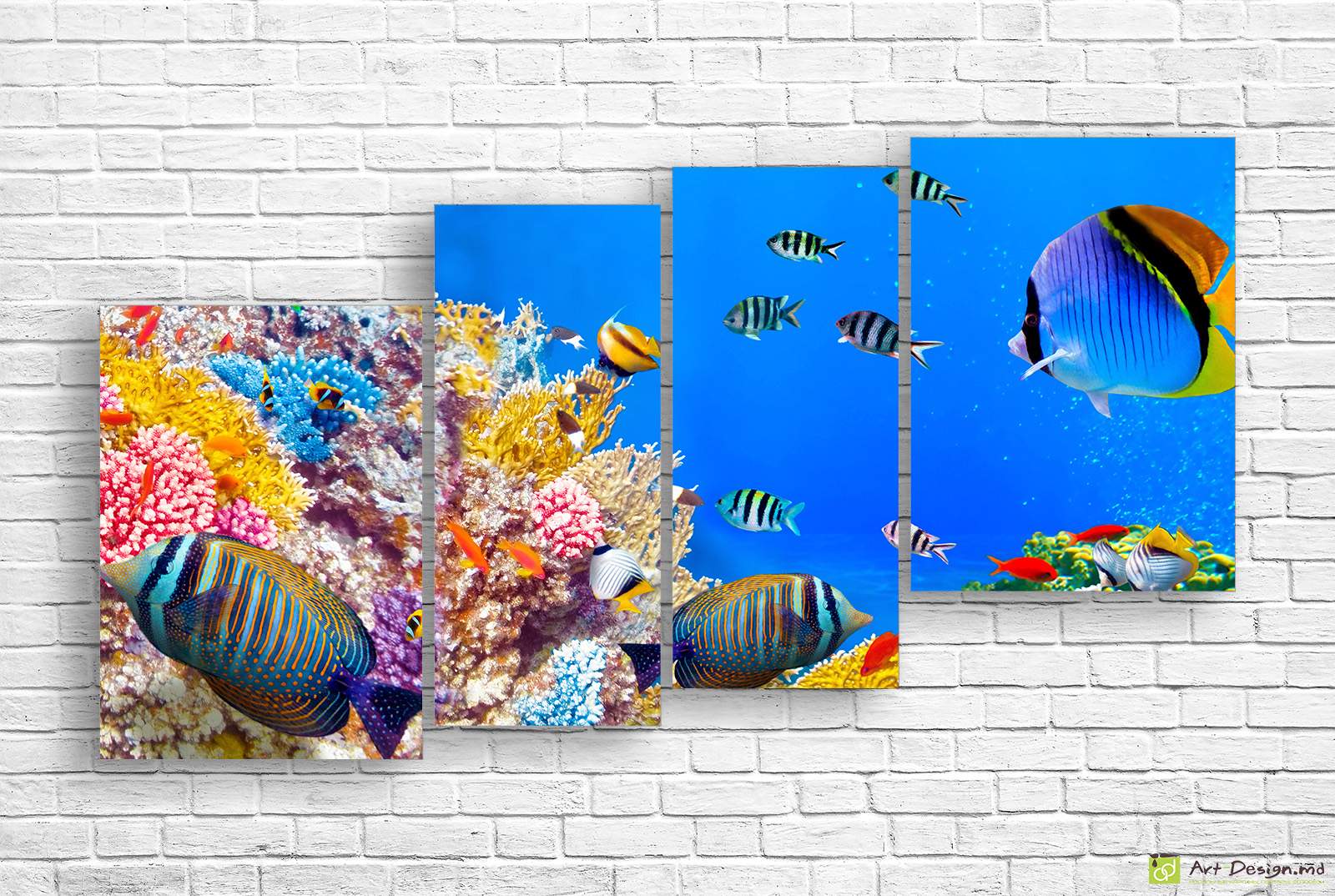 🐠 Модульная картина «Коралловый риф»