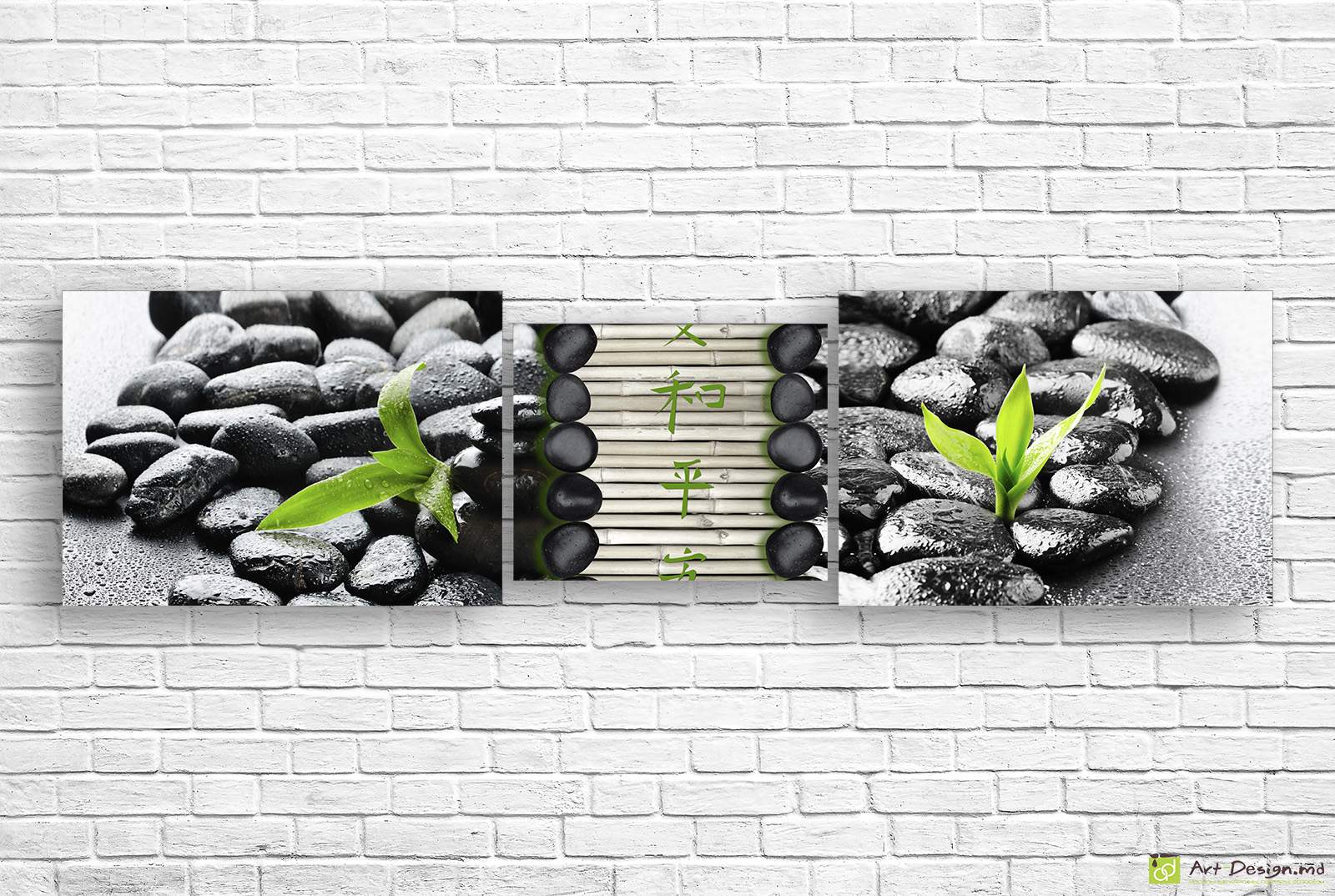 🌿 Tablou modular Armonie Zen pe canvas