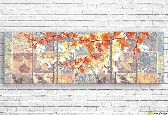 🍁🍂 Модульная картина «Осенняя листва»
