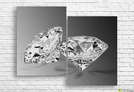 Tablou modular „Diamante preferate”