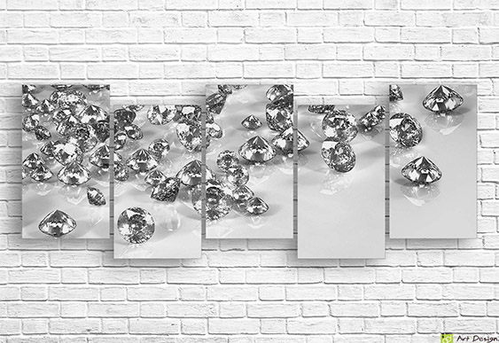 Tablou modular „Diamante preferate”